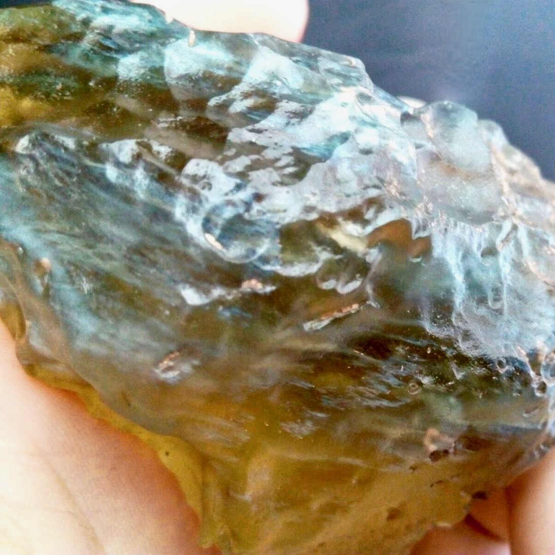 Libyan Desert Glass. 205 g. Collection